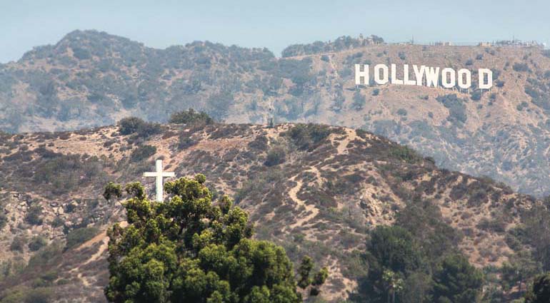 La croix à Hollywood