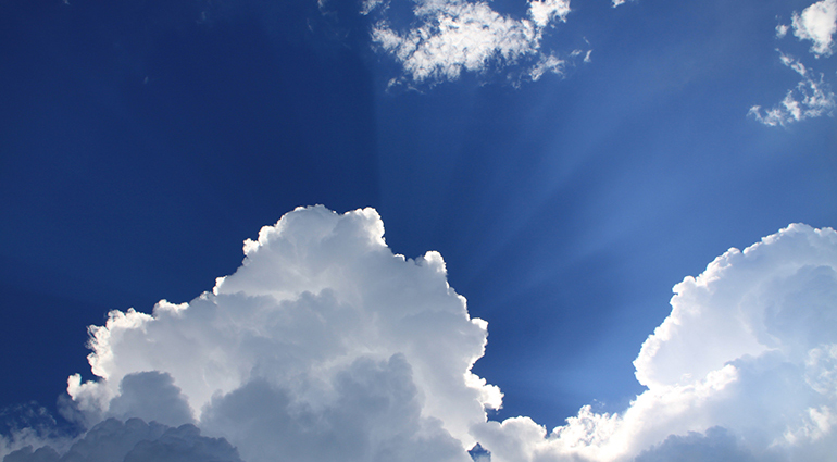 空の雲を考えてみよう